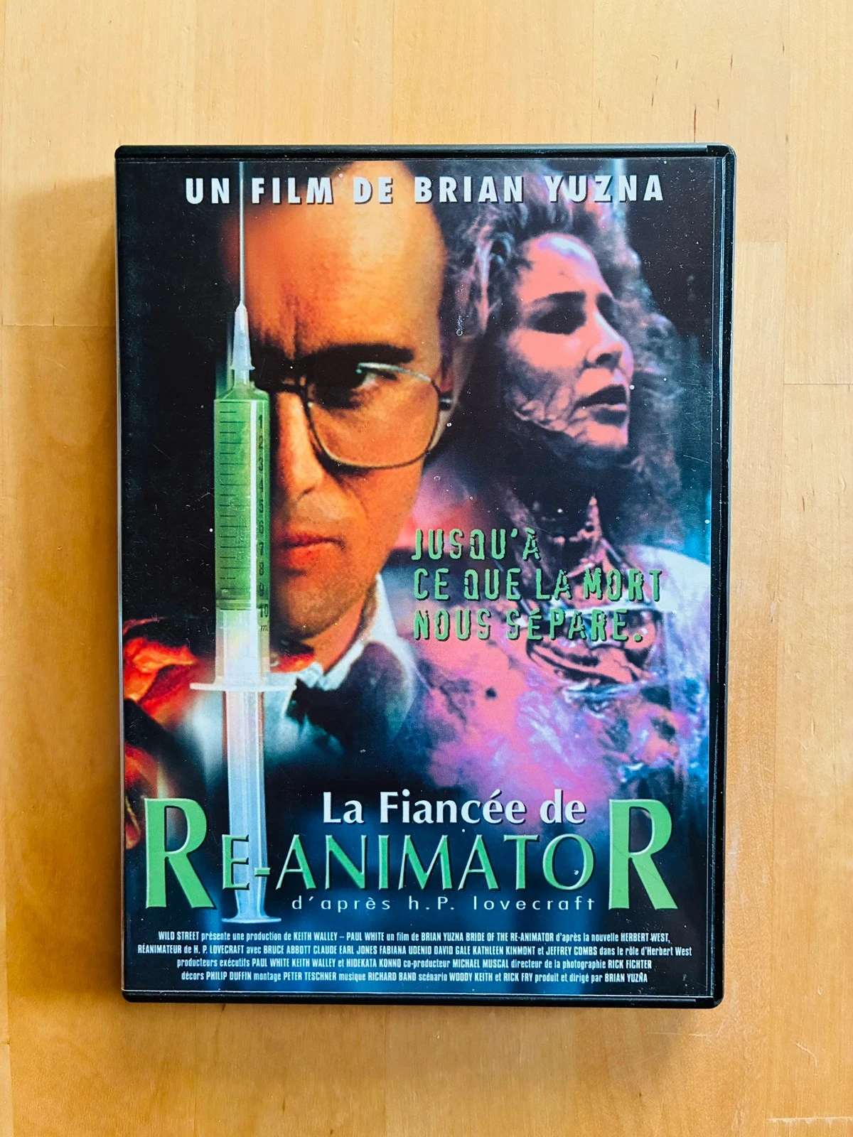 DVD La fiancée de Re-Animator de Brian Yuzna.